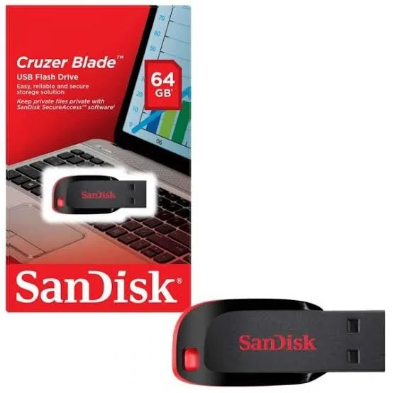 SanDisk Cruzer Blade 64GB USB Flash Drive in Kenya | City Gadgets Kenya