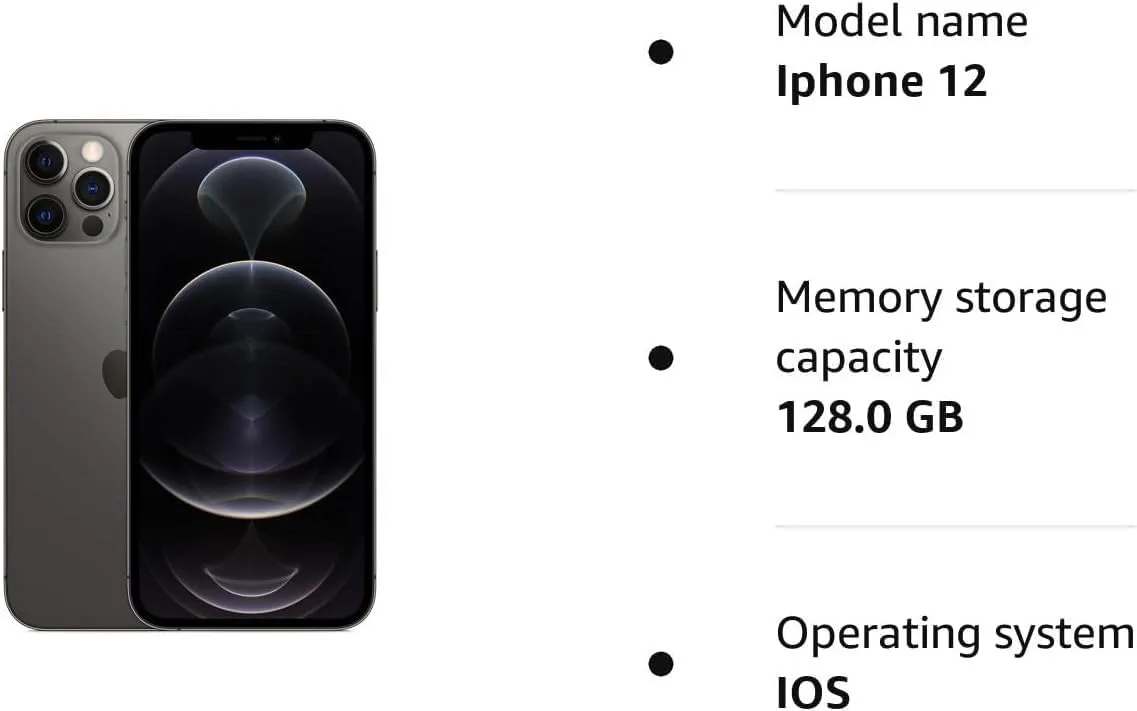 Refurbished iPhone 12 Pro — 128GB