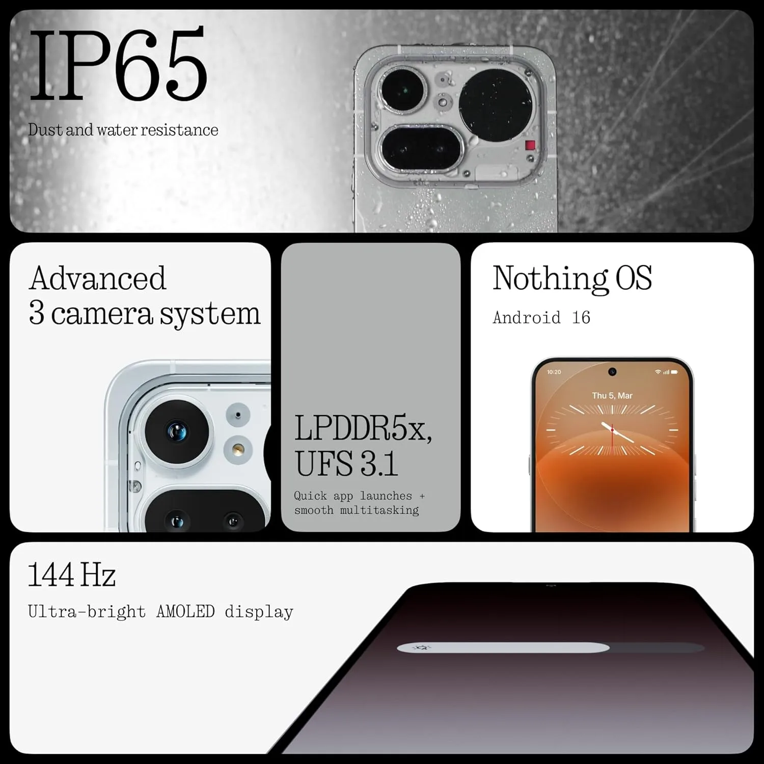 Nothing Phone (4a) Pro 12/256GB Silver – Brand New | City Gadgets Kenya