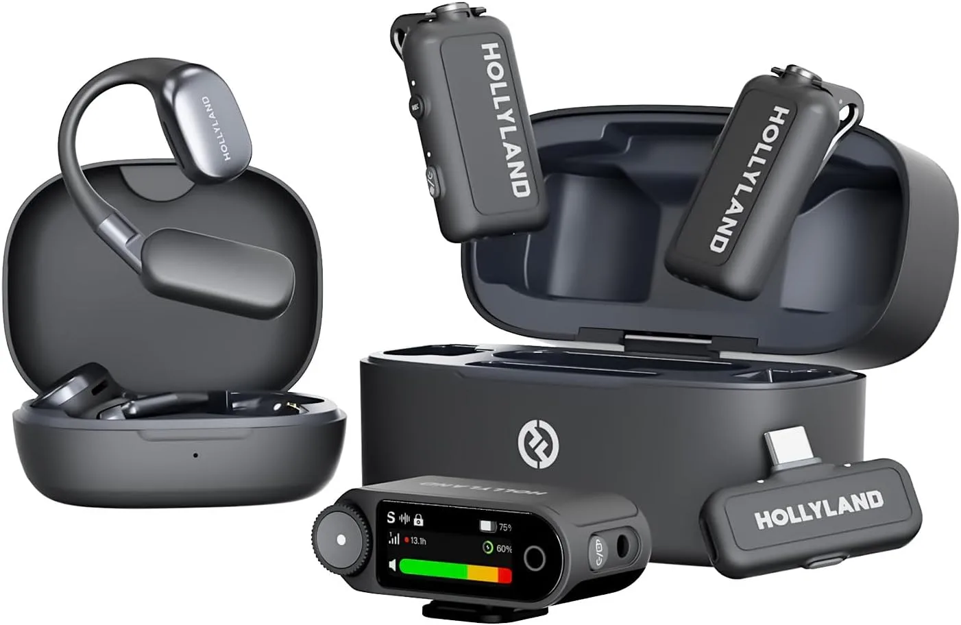 Hollyland Lark Max 2 Wireless Microphone System with Wireless Monitoring | citygadgetskenya.co.ke