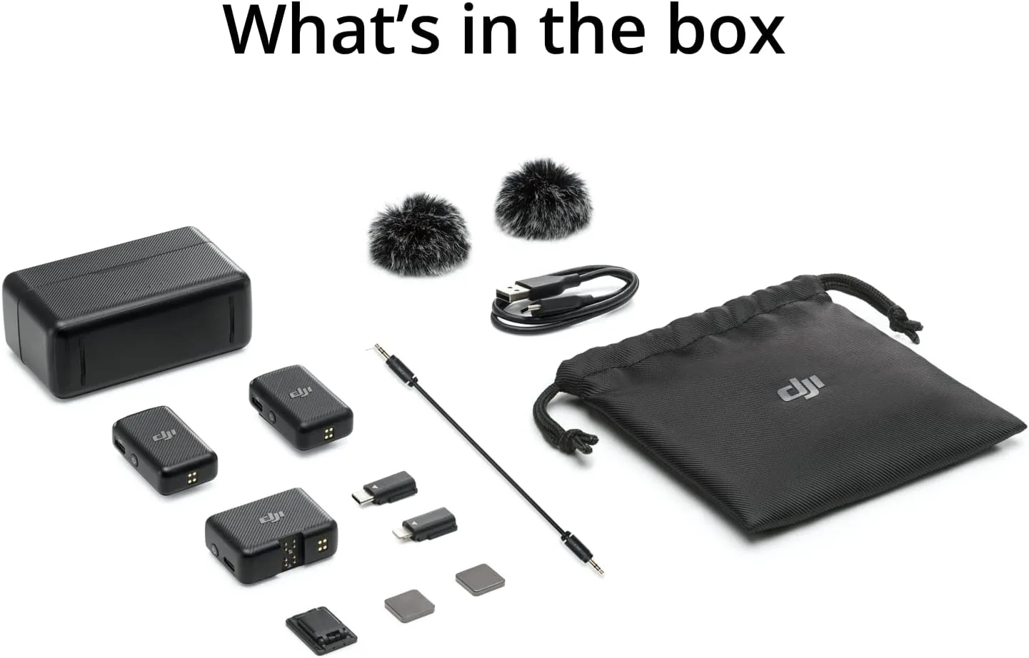 DJI Mic (2 TX + 1 RX) Wireless Lavalier Microphone | citygadgetskenya.co.ke