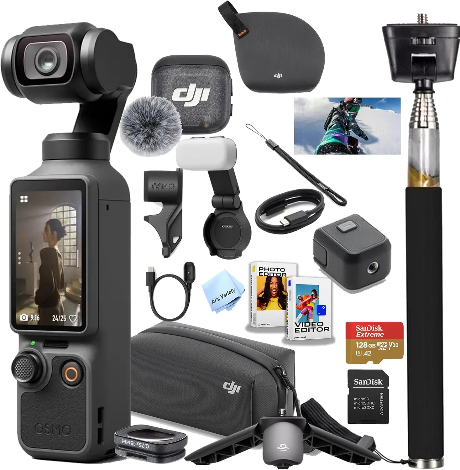 DJI Osmo Pocket 4 Combo 4K/240fps Vlogging Camera | citygadgetskenya.co.ke