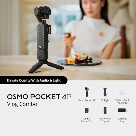 DJI Osmo Pocket 4P Vlog Combo with FrameTap & Mic Mini 2 | citygadgetskenya.co.ke