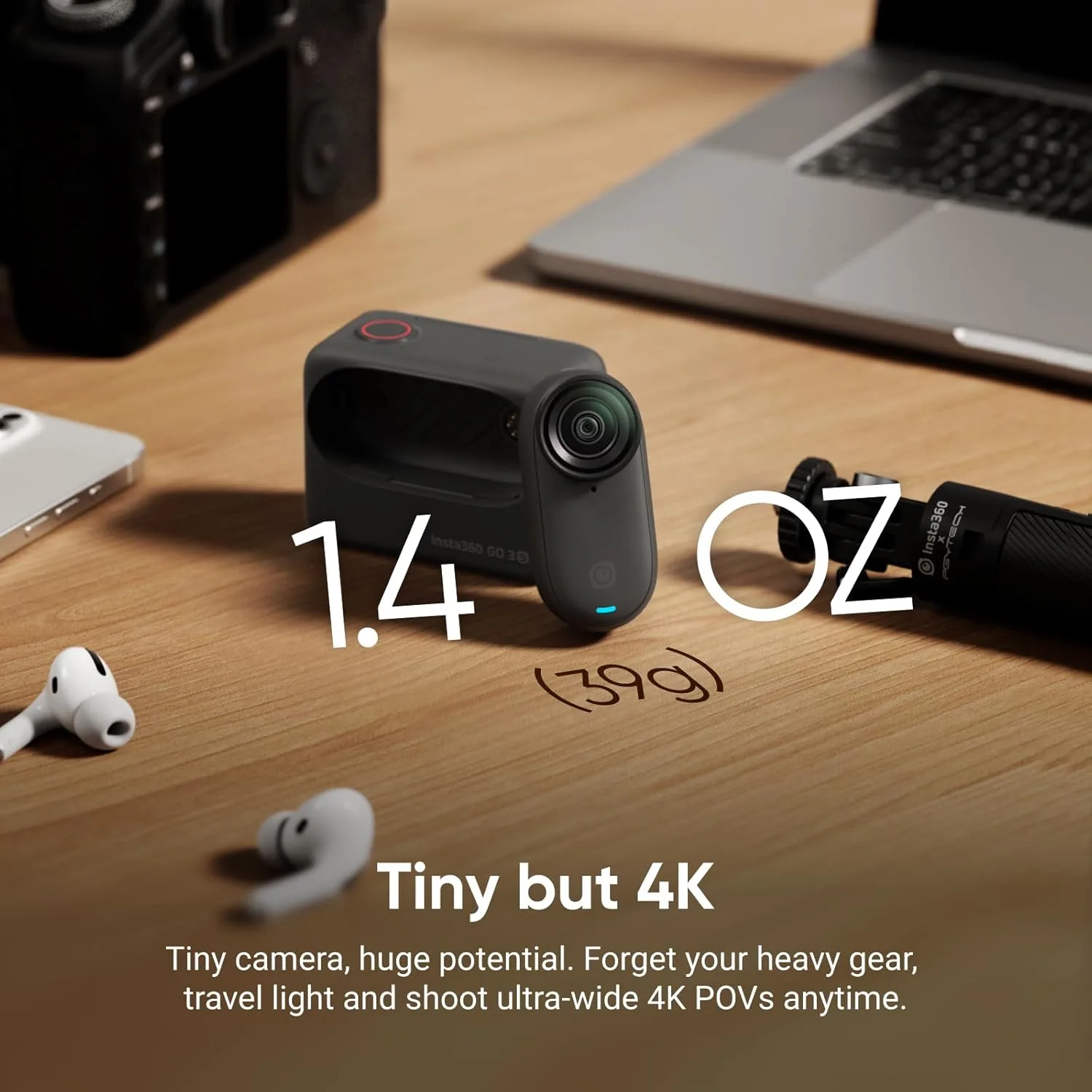Insta360 Go 3S 128GB Ultra-Compact Action Camera | citygadgetskenya.co.ke