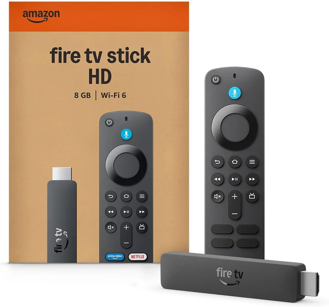 Amazon Fire TV Stick HD – Full HD Streaming Device with Alexa Voice Remote
