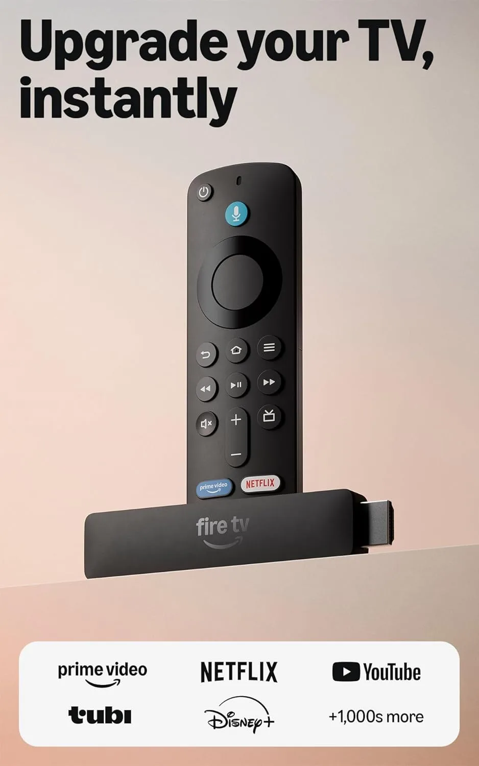 Amazon Fire TV Stick HD – Full HD Streaming Device with Alexa Voice Remote