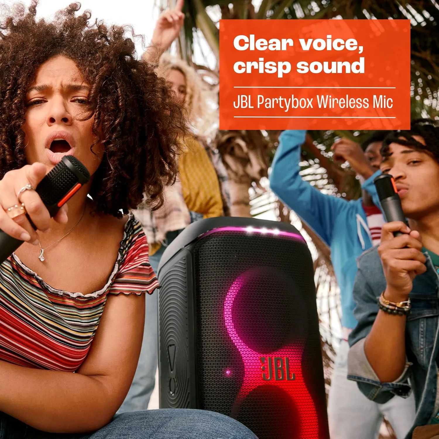 JBL PartyBox Wireless Rechargeable Mic Set – Brand New