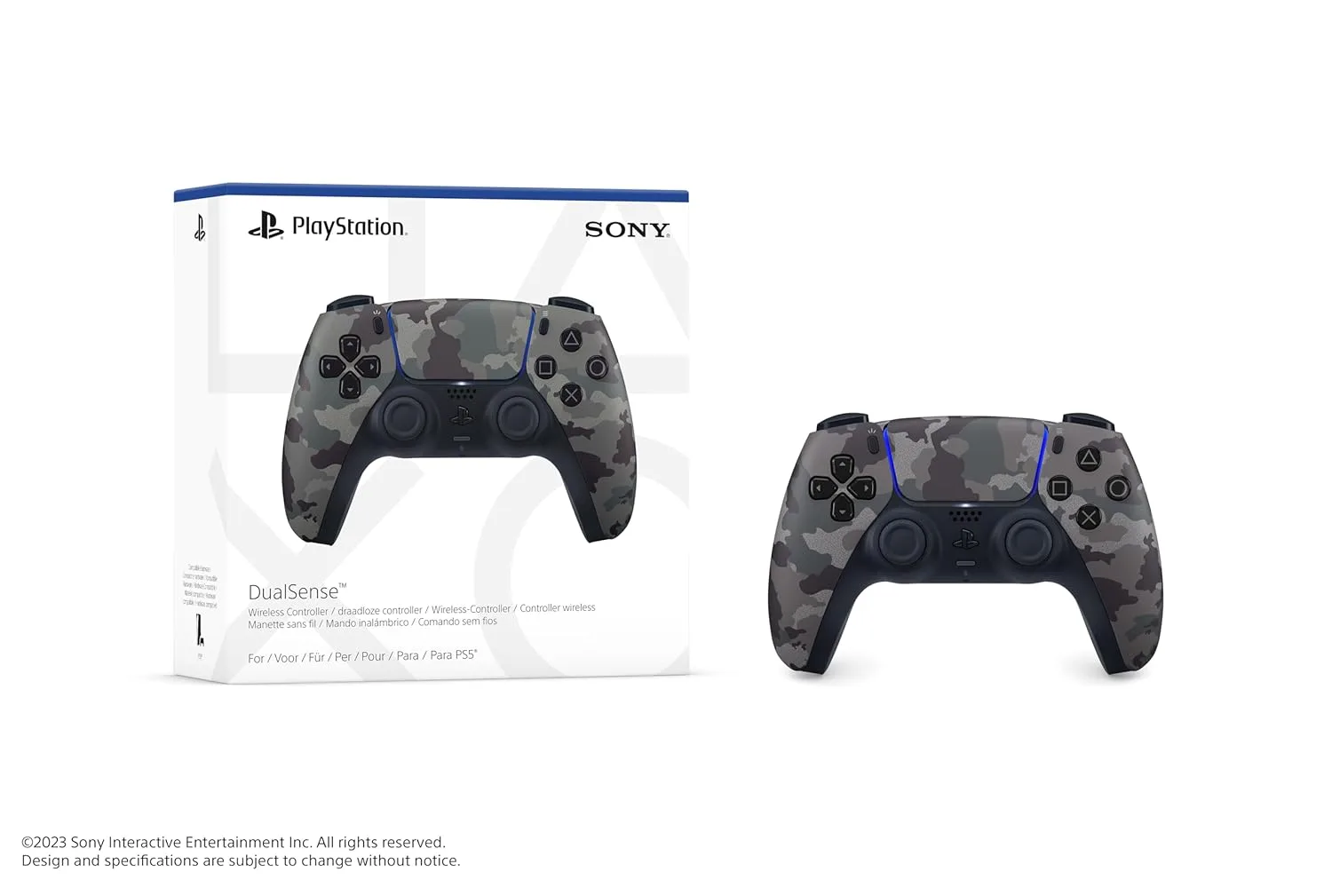 DualSense Wireless Controller – Gray Camouflage (Army) – Brand New | City Gadgets Kenya