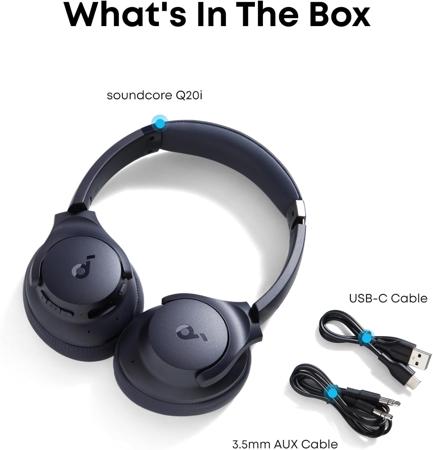 Anker Soundcore Q20i Hybrid Active Noise Cancelling Headphones | citygadgetskenya.co.ke