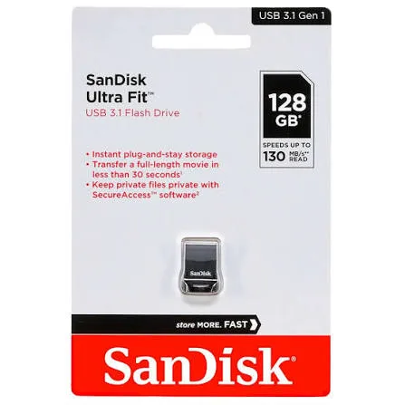 SanDisk Cruzer Fit 128GB USB Flash Drive in Kenya | City Gadgets Kenya