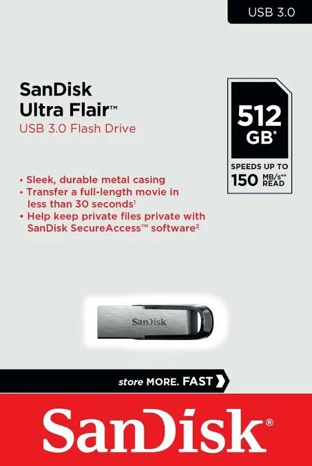 SanDisk Ultra Flair 512GB USB Flash Drive in Kenya | City Gadgets Kenya