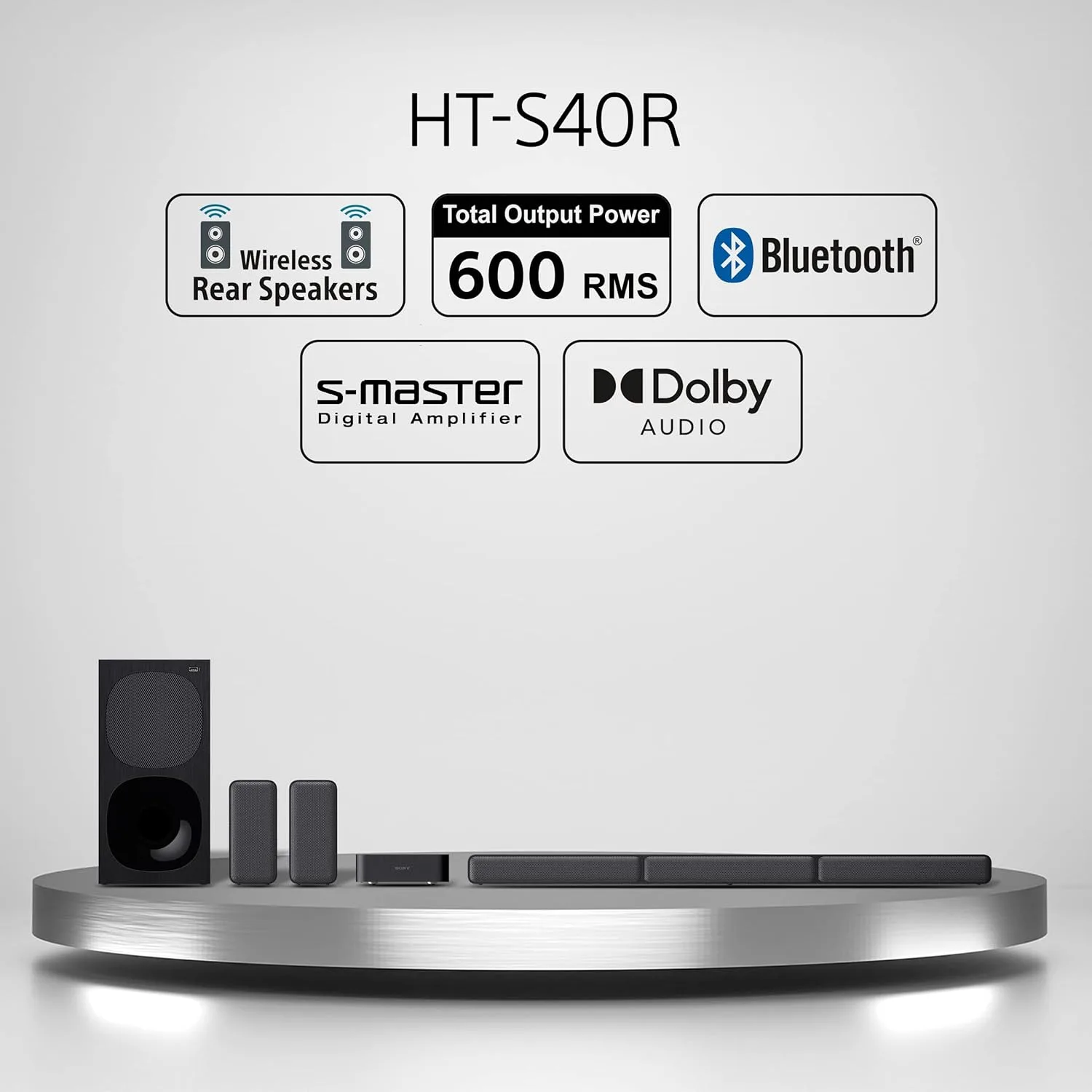 Sony HT-S40R 5.1ch 600W Soundbar with Wireless Rear Speakers in Kenya | City Gadgets Kenya