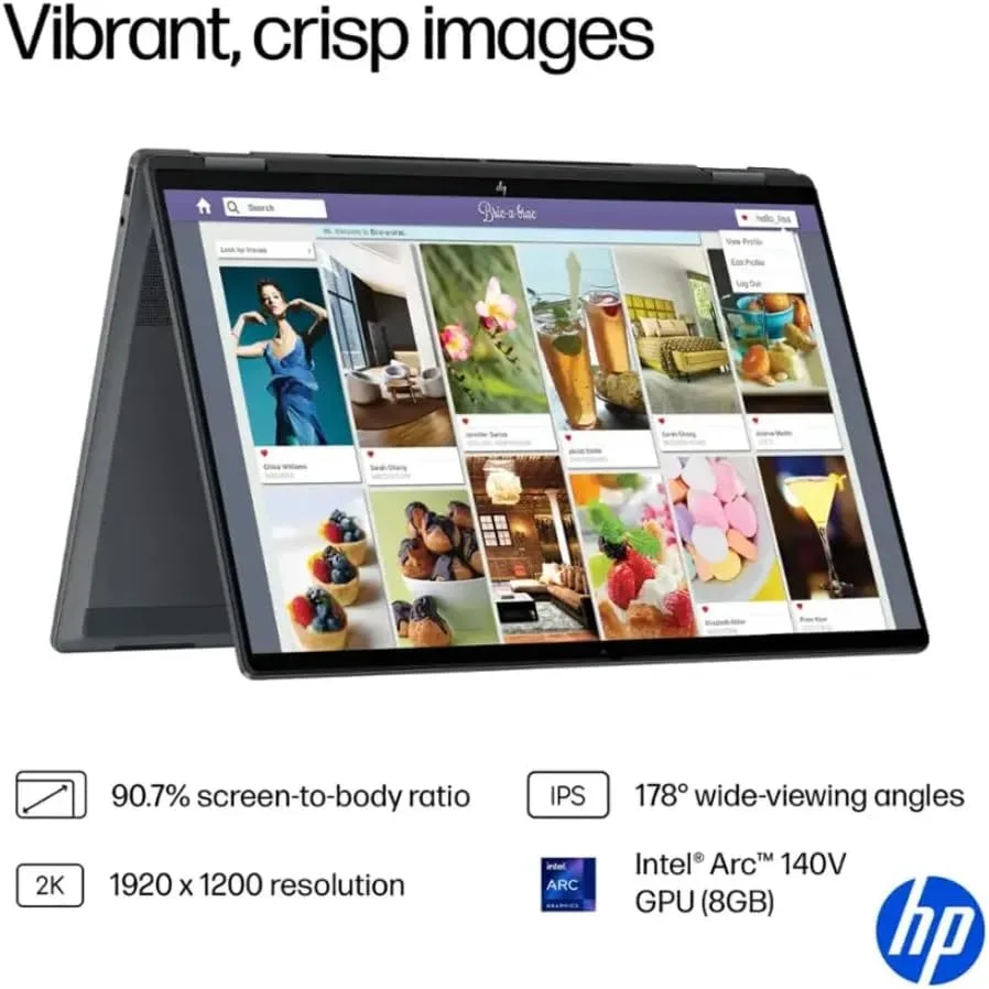 HP OmniBook X Flip 16" Intel Core Ultra 7, 16GB RAM, 1TB SSD — Price in Kenya