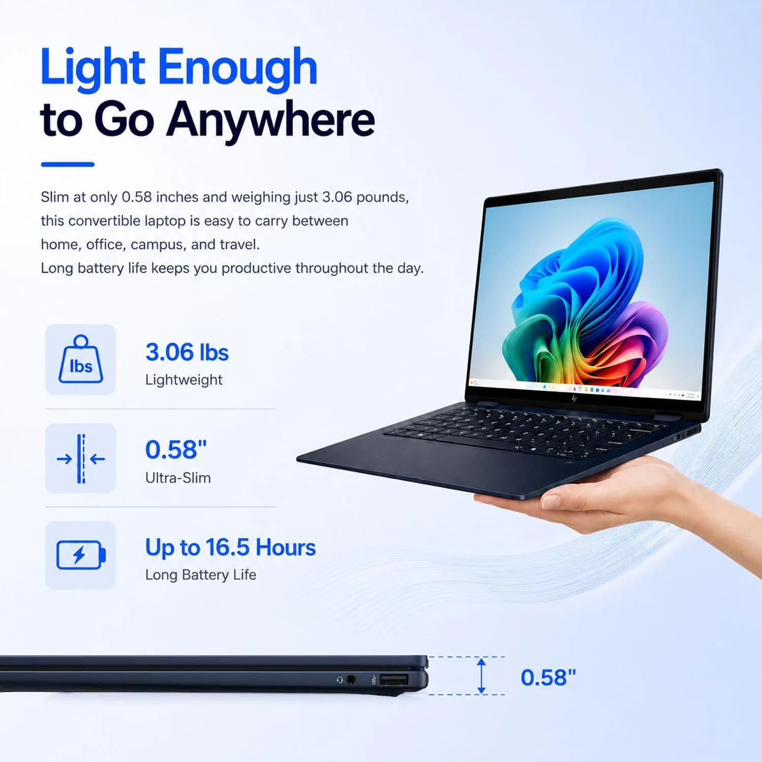 HP OmniBook X Flip, Intel Core Ultra 5, 16GB RAM, 512GB SSD — Price in Kenya