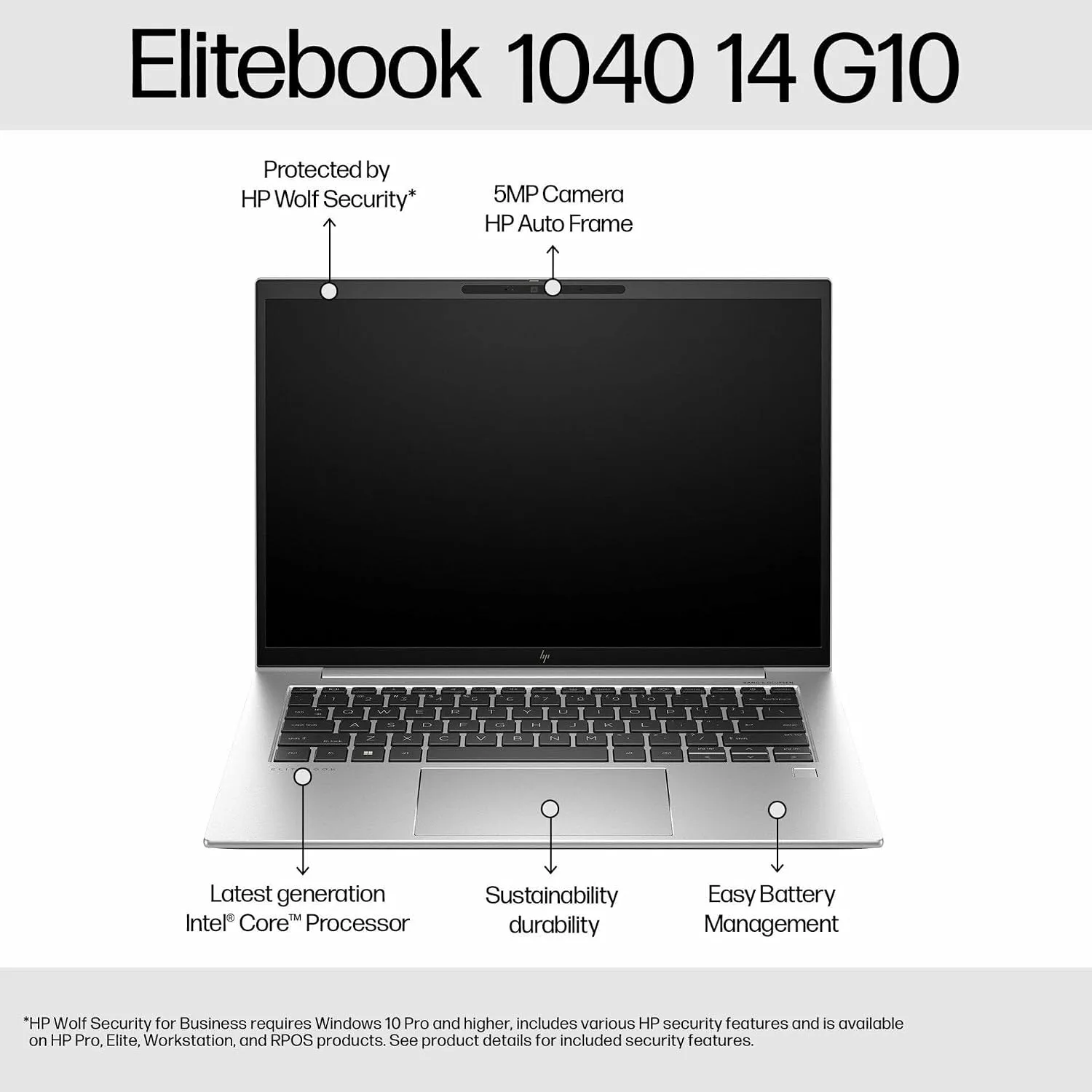 HP EliteBook 1040 G10, 13th Gen Core i7, 16GB RAM, 512GB SSD — Price in Kenya