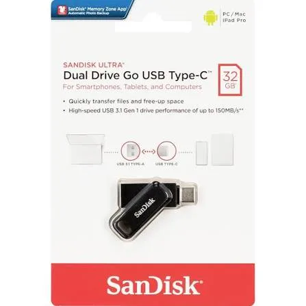 SanDisk Type-C Flash Drive 32GB (USB-C and USB-A) in Kenya | City Gadgets Kenya