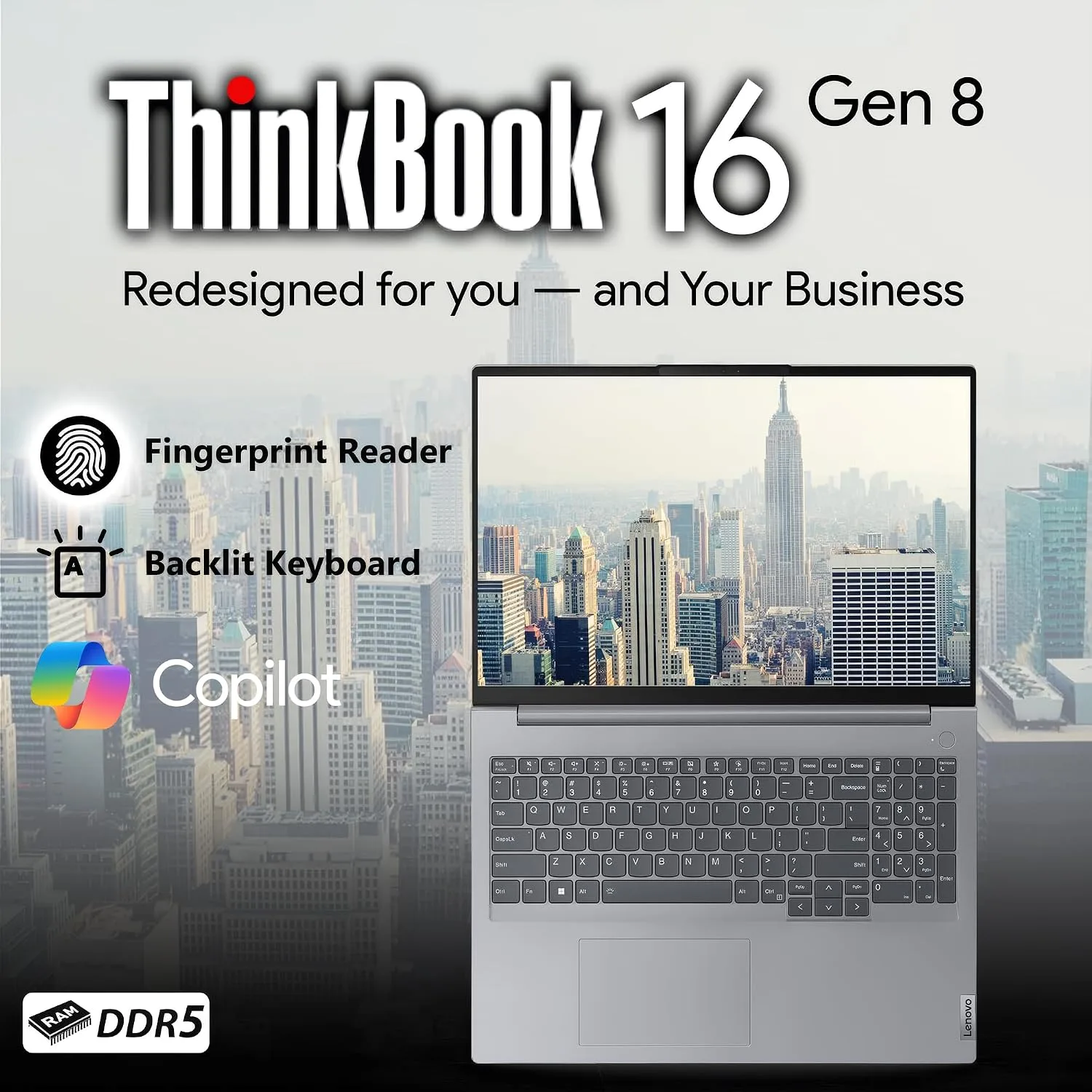 Lenovo ThinkBook 16 G8, Intel Core Ultra 7, 8GB RAM, 512GB SSD — Price in Kenya