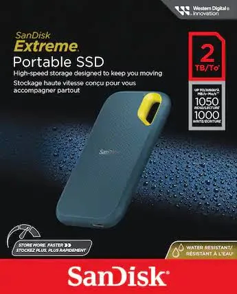 SanDisk Extreme Portable SSD E61 2TB in Kenya | City Gadgets Kenya