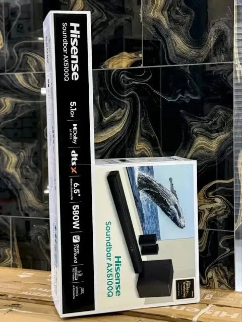 Hisense AX5100Q 5.1ch 580W Dolby Atmos Soundbar in Kenya | City Gadgets Kenya