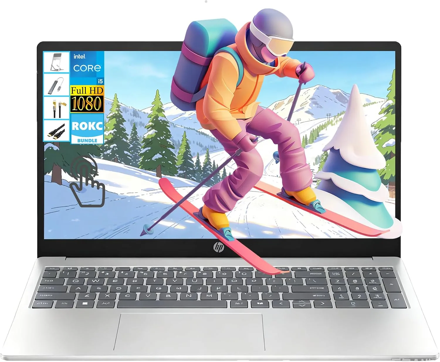 HP 15 — 13th Gen Core i5, 16GB RAM, 512GB SSD